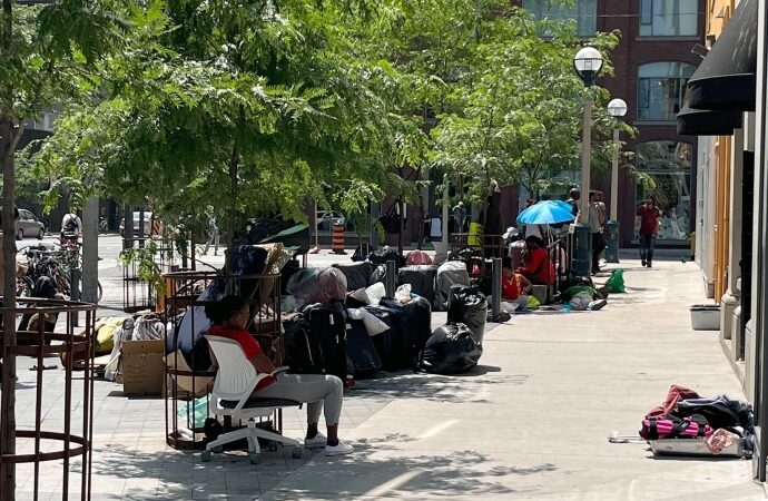 ‘A huge shame’: Asylum seekers sleeping on the streets of Toronto as city, feds argue over who should foot the bill